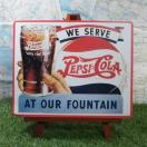 新品【ブリキ看板】Pepsi-Cola/ペプシ・コーラ We Serve
