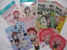 SPY×FAMILY クリアファイル 6種&ステッカー 1種&付箋 1種&さらいた 2種 計10点セット スパイファミリー