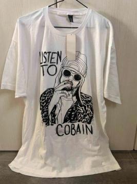 Kurt Cobain/�J�[�g�R�o�[��/NIRVANA/ �j�����@�[�i/T�V���c/�r���e�[�W/vintage/�Ò�/XL/�o��T