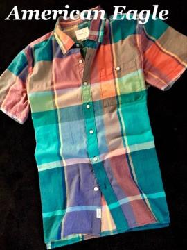 yAmerican EaglezAJC[O Vintage }hXVc US-XL(XXL)Preppy