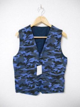 □ジャーナルスタンダード カモフラ/迷彩柄 リバーシブル ベスト/メンズ・L☆新品
