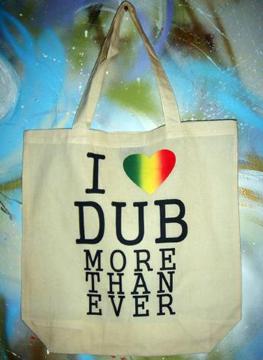 I Love Dub Eco Bag GRobO QG _u g[gobO