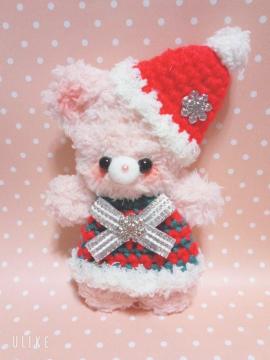 Merry Christmas可愛いモール人形ホルダー