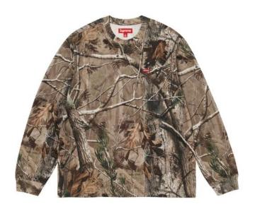 Supreme Small Box L/S Tee Realtree Camo �l