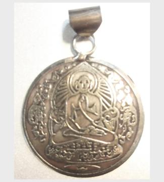 AzureGreen: Sitting Buddha pendant ɍ mb̃V{