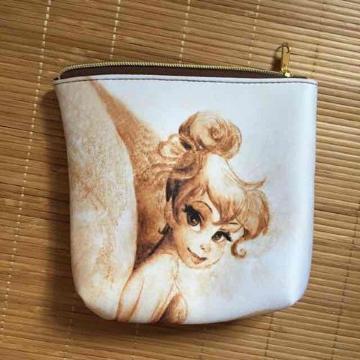 ディズニー・イラスト風ティンカーベル柄ポーチ