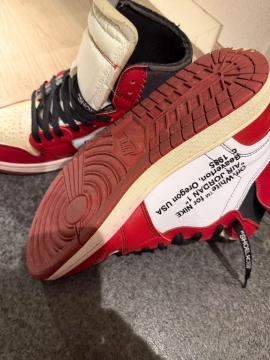 NIKE Off-White AIR JORDAN 1 Chicago �U�E�e�� 26.5