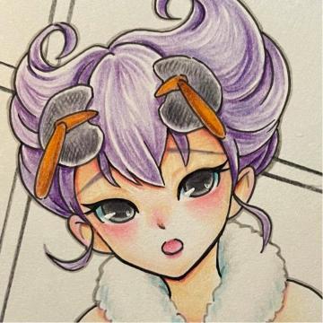 自作イラスト+ヴァンパイア+キュービィ+ハガキ