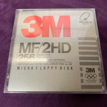 3M MF/2HD 256 3.5�C���`�t���b�s�[�f�B�X�N 1�� ���J���i ���g��PC�f�[�^�ۑ��ɁyBS�z