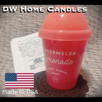 ペットにも安心♪アメリカ製 DW Home Candles WATER MELON lemonade 4.3oz アロマキャンドル