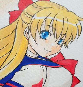 早終 訳あり 自作イラストB5 セーラーV/愛野美奈子 ヴィーナス