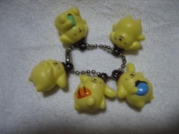 ポムポムプリン お守りマスコット5種 運気up