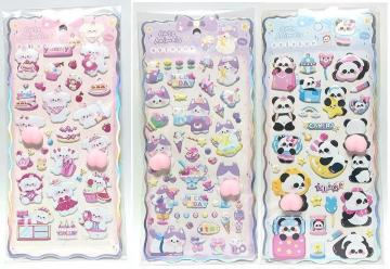 �������K�V�[�� �i���ʁ��˂����p���_�j3���I�Ղ��Ղ��V�[�� 3D�X�e�b�J�[ ���̃X�e�b�J�[ �Ղ�����V�[�� ���� �R�V�[��DIY