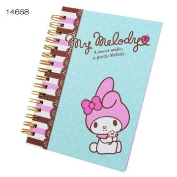 【マイメロディ】可愛い♪学校や職場に A6 Wリングノート 14668