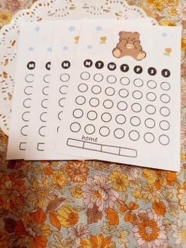 お裾分け☆くまのメモ4枚☆