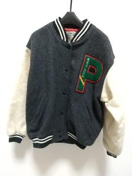ABSOCUTELY NOUVELLE VAGUE WHITE JOOLA SPORTS スタジャン Mサイズ ホワイトジョーラ