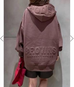 ���f�I�N���E���Y�� �yUNISEX�z�G���{�XBIG ZIP�p�[�J�[�i�u���E���j