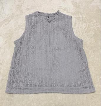 clear*レースタンクトップ*ノースリーブトップス