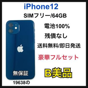 �yB�ziPhone 12 64GB SIM�t���[�@�u���[�@�{��