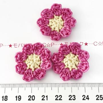 1*ハンドメイド♪花びらよれないお花モチーフ 12