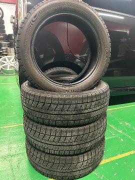 0092422)国産中古スタッドレスタイヤ4本BSブリヂストンブリザックVRX軽自動車サイズ165/55R15送料無料