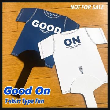 非売品 Good On グッドオン レア クルーネック Tシャツ型 団扇 2色セット