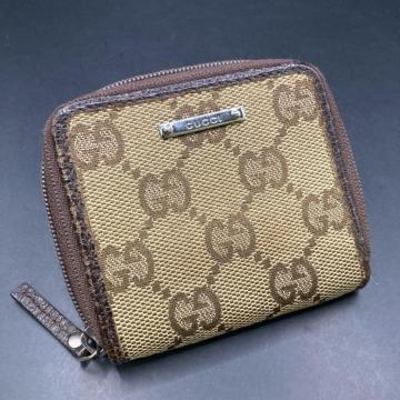 ���� GUCCI �O�b�` GG�L�����o�X �R�C���P�[�X ���K����