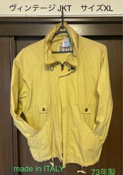 70's BLAZER Be[W WPbg@}X^[hFn@TCY48(XL)  MADE IN ITALY 73N