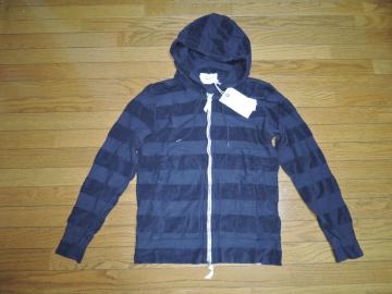 �V�i Seagreen �V�[�O���[�� PILE WIDE BORDER PARKA �p�C�� �{�[�_�[ �p�[�J�[ 02 �� �W�b�v