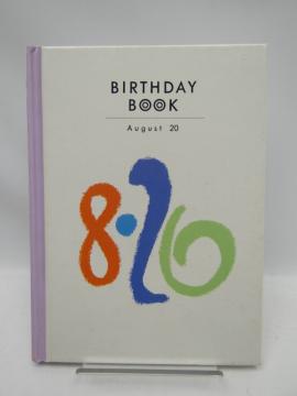 1912 BIRTHDAY BOOK August 20