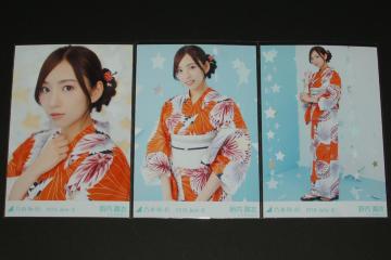 乃木坂46 新内眞衣 生写真3枚セット 2018.July-U