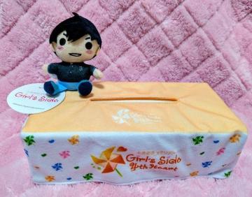 【ときめきメモリアル 】☆ティッシュカバー☆オレンジ☆