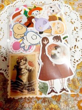 お裾分け☆フレークシール100枚☆16