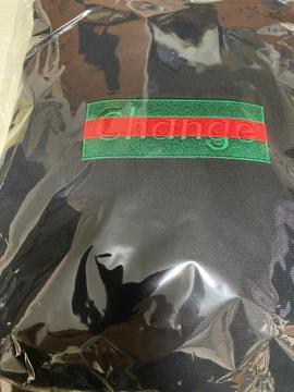 Change Sherry Box Logo Hooded Sweatshirt (Black)