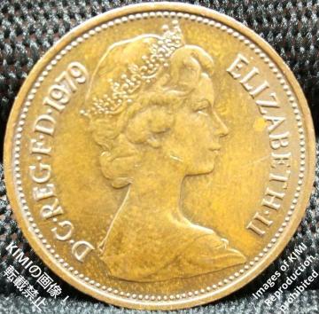 2 New Pence 1979 Elizabeth II 2nd portrait Bronze Coin 2 j[yX