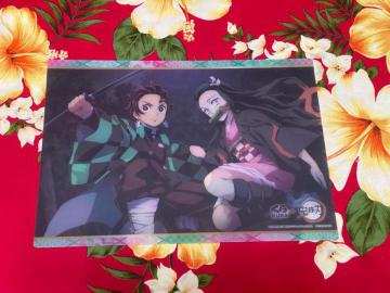 新品未使用☆くら寿司×鬼滅の刃☆下敷き☆たんじろう☆ねずこ