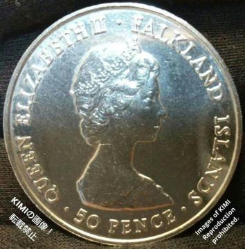 50yX@GUxX2@̕@tH[Nh@1980N@^RC QUEEN ELIZABETH II FALKL