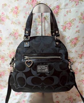 COACH ポピーシグネチャー フォルドオーバー クロスボディ ショルダーバッグ 正規品