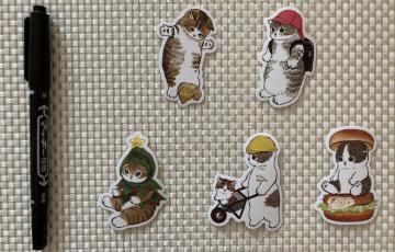 �L �C���X�g �V�[�� �X�e�b�J�[ 5���Z�b�g �~�j���^�[85�~������ ������