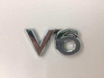 送料込み V6エンブレム わけあり アウトレット 加工用などに