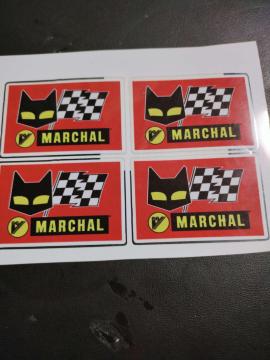 MARCHAL �}�[�V���� �L �`�F�b�J�[�t���b�O ���S �X�e�b�J�[ 4���Z�b�g