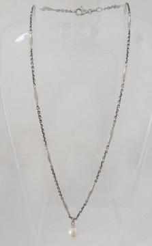 �p�[�� �l�b�N���X �`�F�[���d��8.24g/42cm �C�^���A�� �V���o�[925