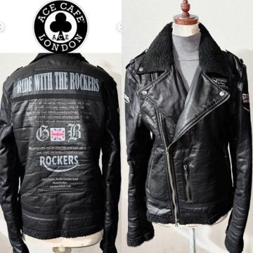 i ACE CAFE LONDON G[XJtF 艿4~ C_[X WPbg XL XJ bN oCJ[~^[