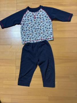 �x�r�[ �L�b�Y ��蕨���L���g�p�W���} �㉺�Z�b�g �l�C�r�[ �T�C�Y100�i�g��95-105cm�j