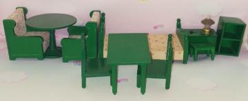 �V���o�j�A�t�@�~���[�����������O���[���ΐF�Ƌ�Z�b�gSylvanian Families�h�[���n�E�X�~�j�`���A��L��