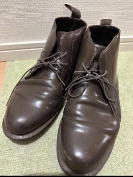 Dr. Martens �u���E�� �`���b�J�u�[�c UK8 26.5cm �V���[�g�u�[�c �v�C