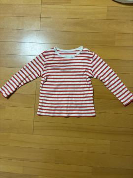 UNIQLO BABY �Ԕ��{�[�_�[ ����T�V���c ���X�i�b�v�{�^�� �T�C�Y100