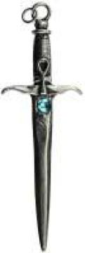 AzureGreen: Ankh Sword pendant ANE\[h