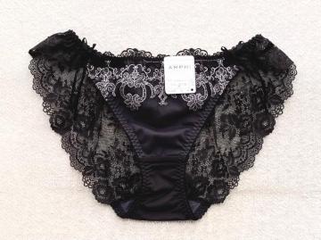 Wacoal AMPHI �V���[�c M�T�C�Y �T�C�h���{�� �u���b�N/�l�C�r�[