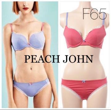����i�y�V�i�zPEACH JOHN�s�[�`�W������YM�V���v���p���b�^�u���Z�b�g �u���W���[&�V���[�c��F65���s���N